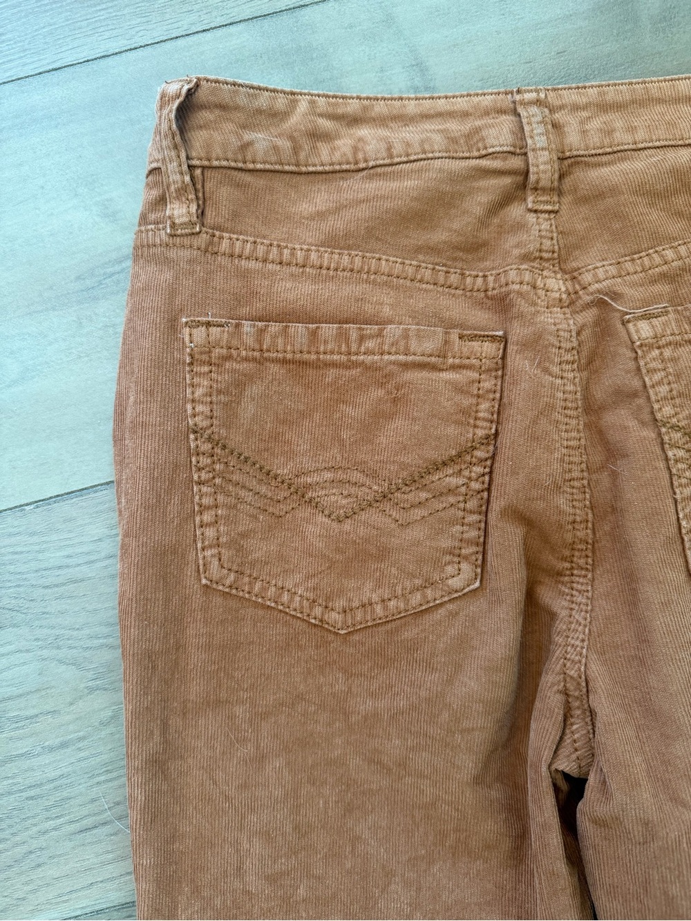 Idyllwind Rust Orange Corduroy Flare Pants - Picture 4 of 12